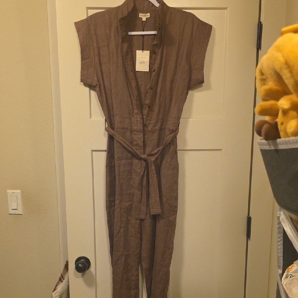 Nwt Acacia Linen Coverall